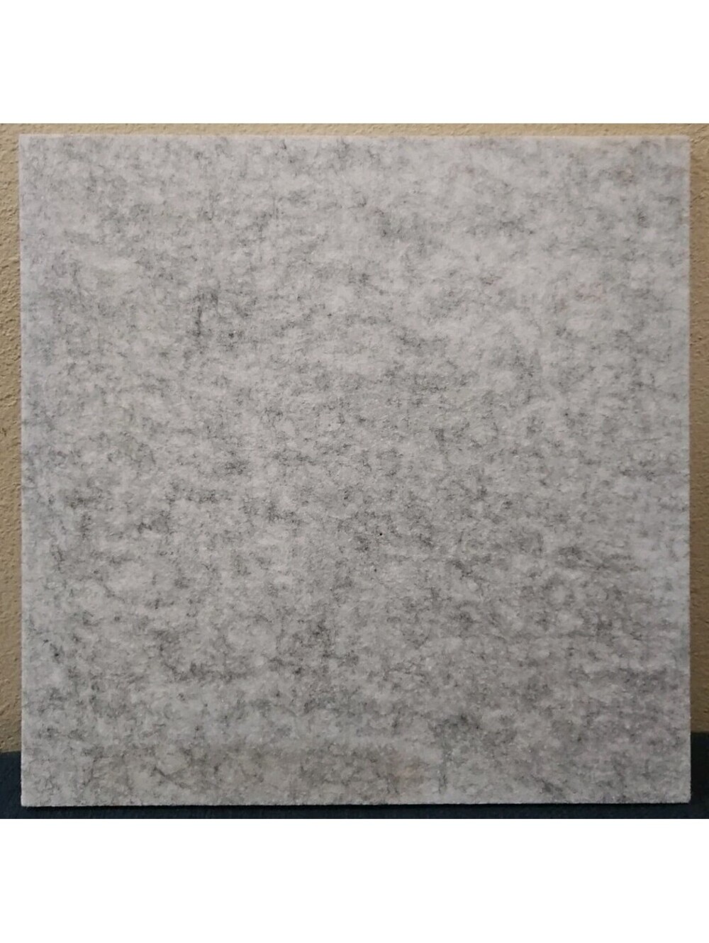 12" x 12" Gray Felt Tile 3/8"for Padding, Acoustic, Or Thermal Isolation